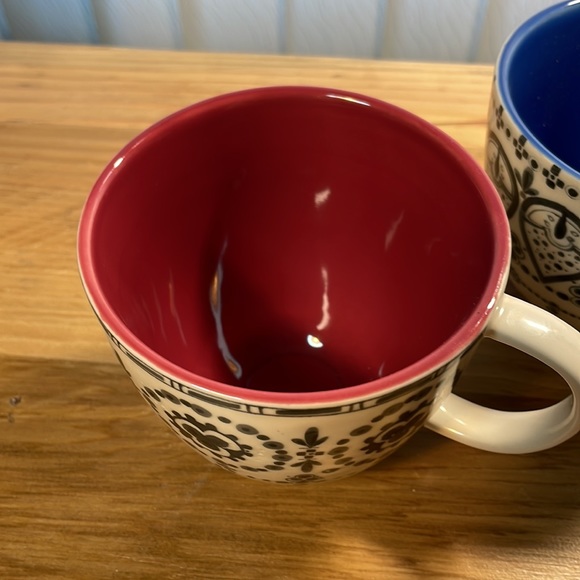 Anthropologie Delightful Pair of Mugs - Picture 2 of 6